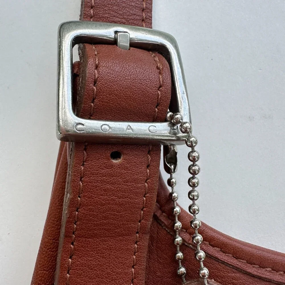 Vintage Coach 9131 Leather Shoulder Crossbody Brown Bag Purse Excellent - Picture 4 of 13